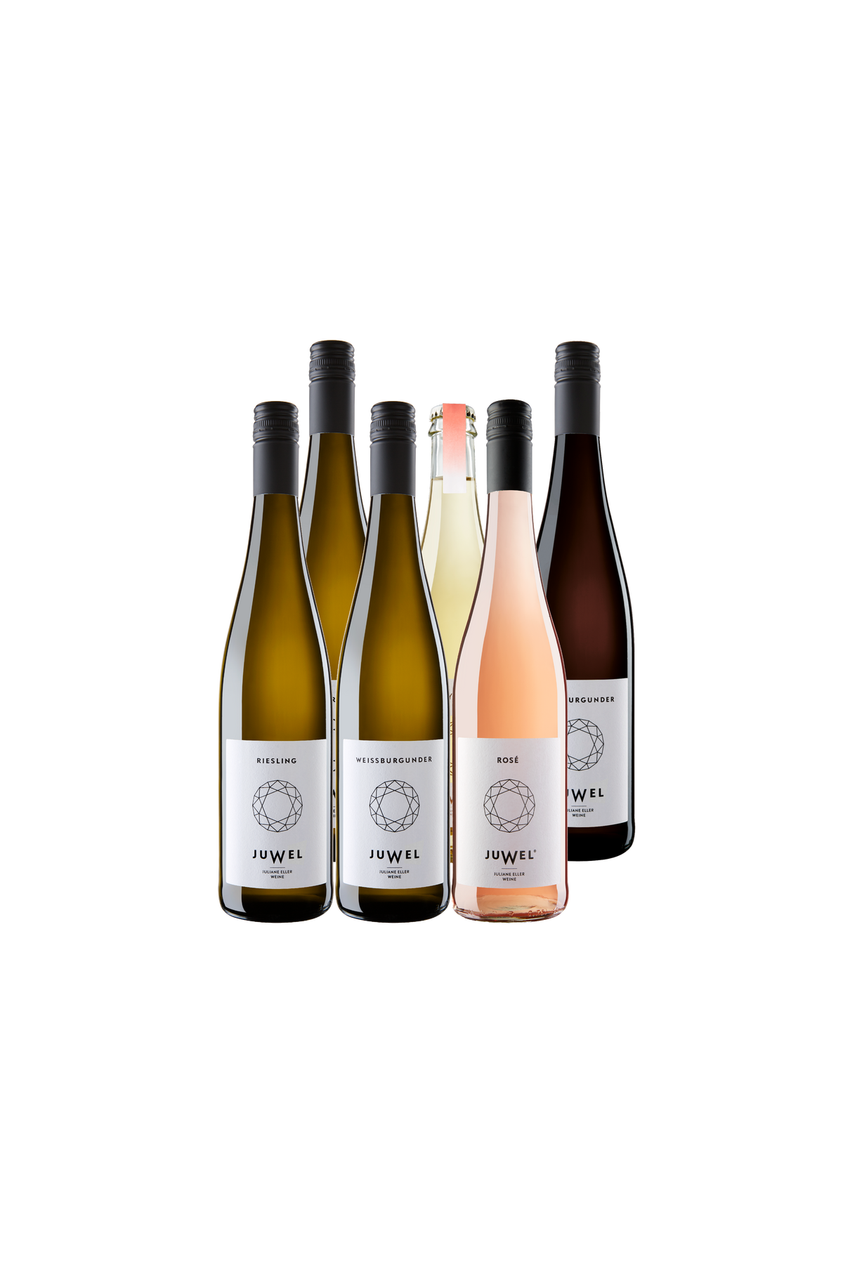 JUWEL Weine | Juliane Eller | Rheinhessen | JUWELCOME Paket | Weinpaket | Weisswein  Rotwein Rosé | alkoholfrei